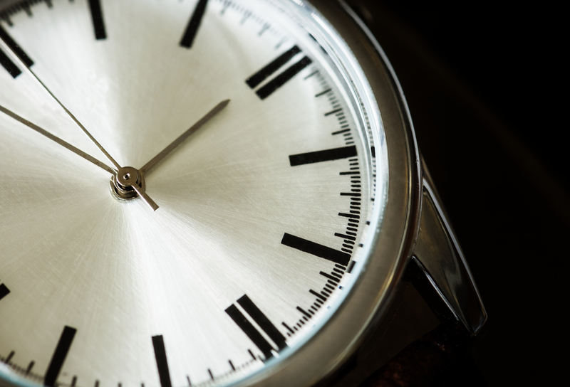 Close up shot of a clock